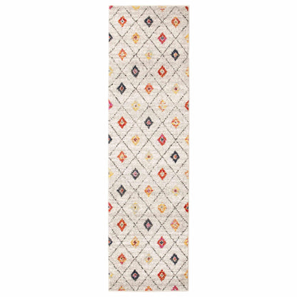 Tavon Bohemian Geometric Diamond Lattice Indoor Area Rug - Sandstone