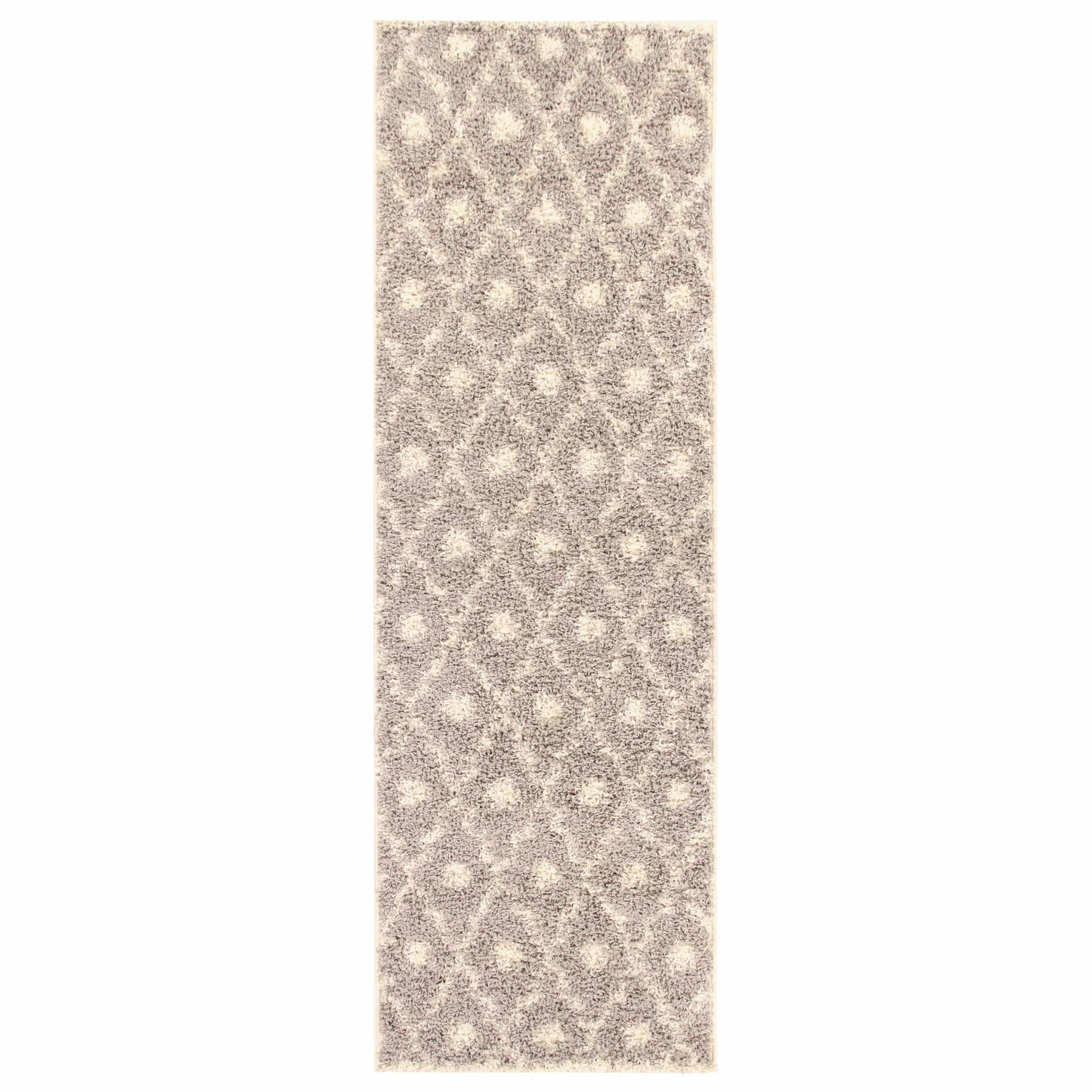  Alyssum Contemporary Geometric Trellis Indoor Shag Area Rug