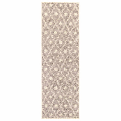  Alyssum Contemporary Geometric Trellis Indoor Shag Area Rug