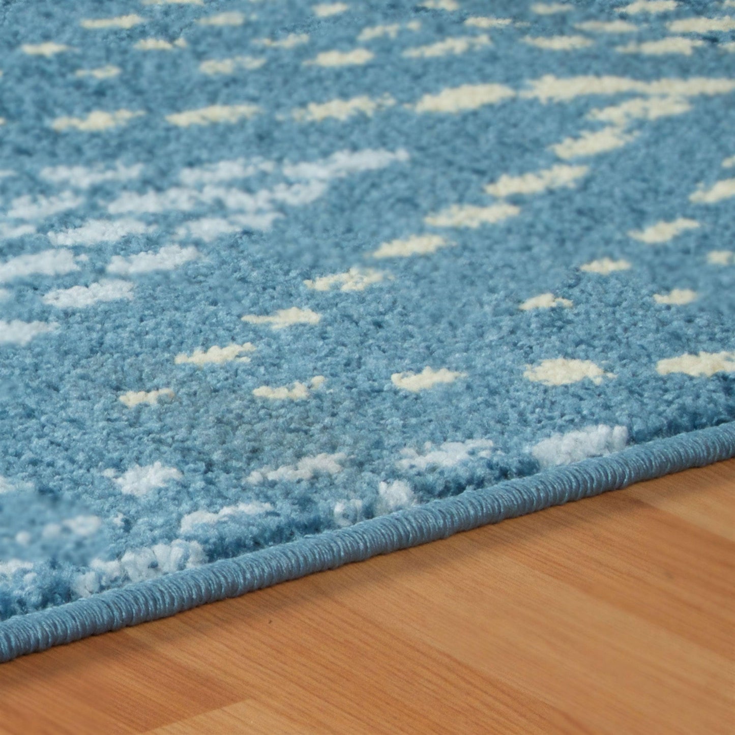 Superior Arete Modern Ombre Chevron Area Rug or Runner - Blue