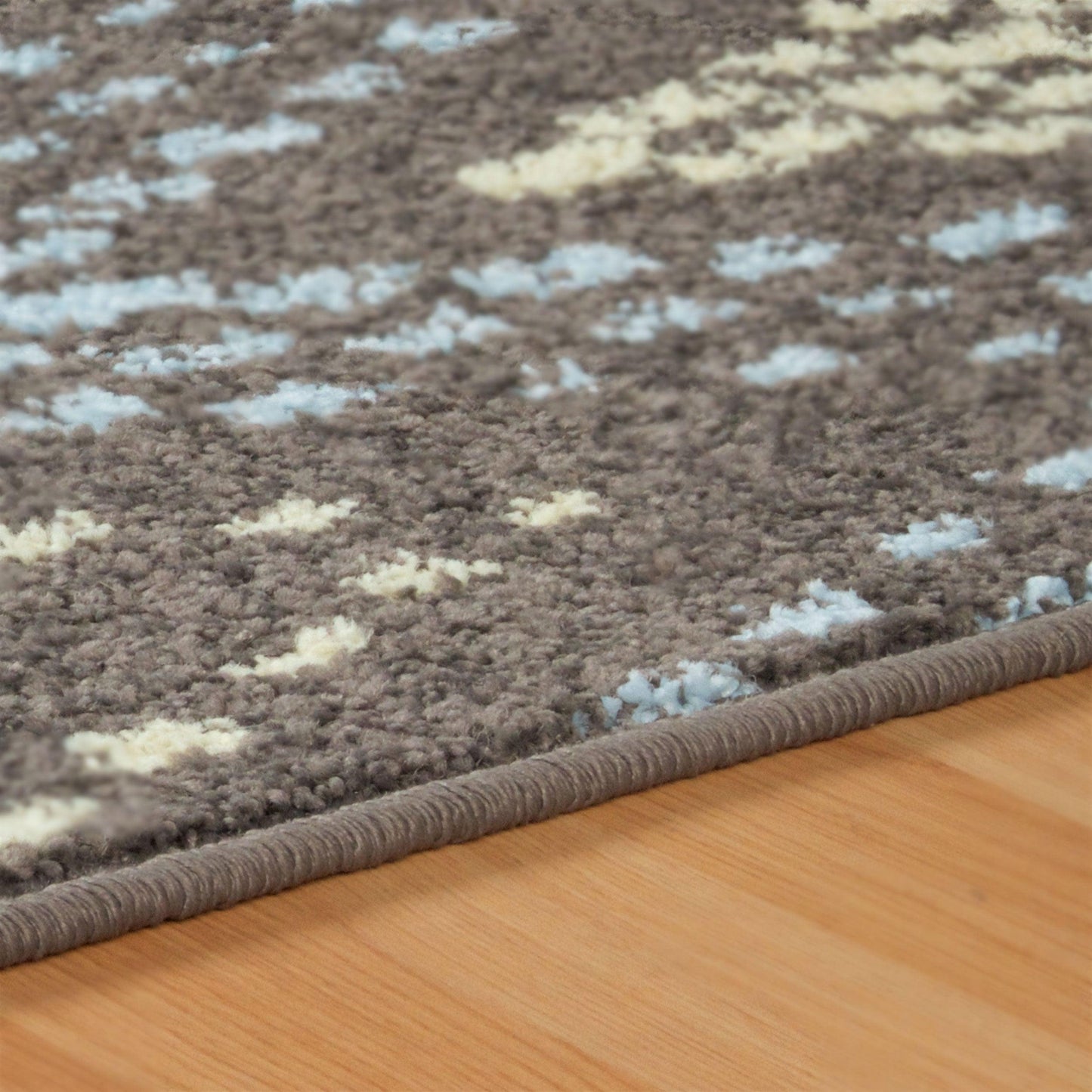 Superior Arete Modern Ombre Chevron Area Rug or Runner - Slate 