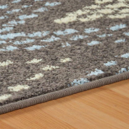 Superior Arete Modern Ombre Chevron Area Rug or Runner - Slate 