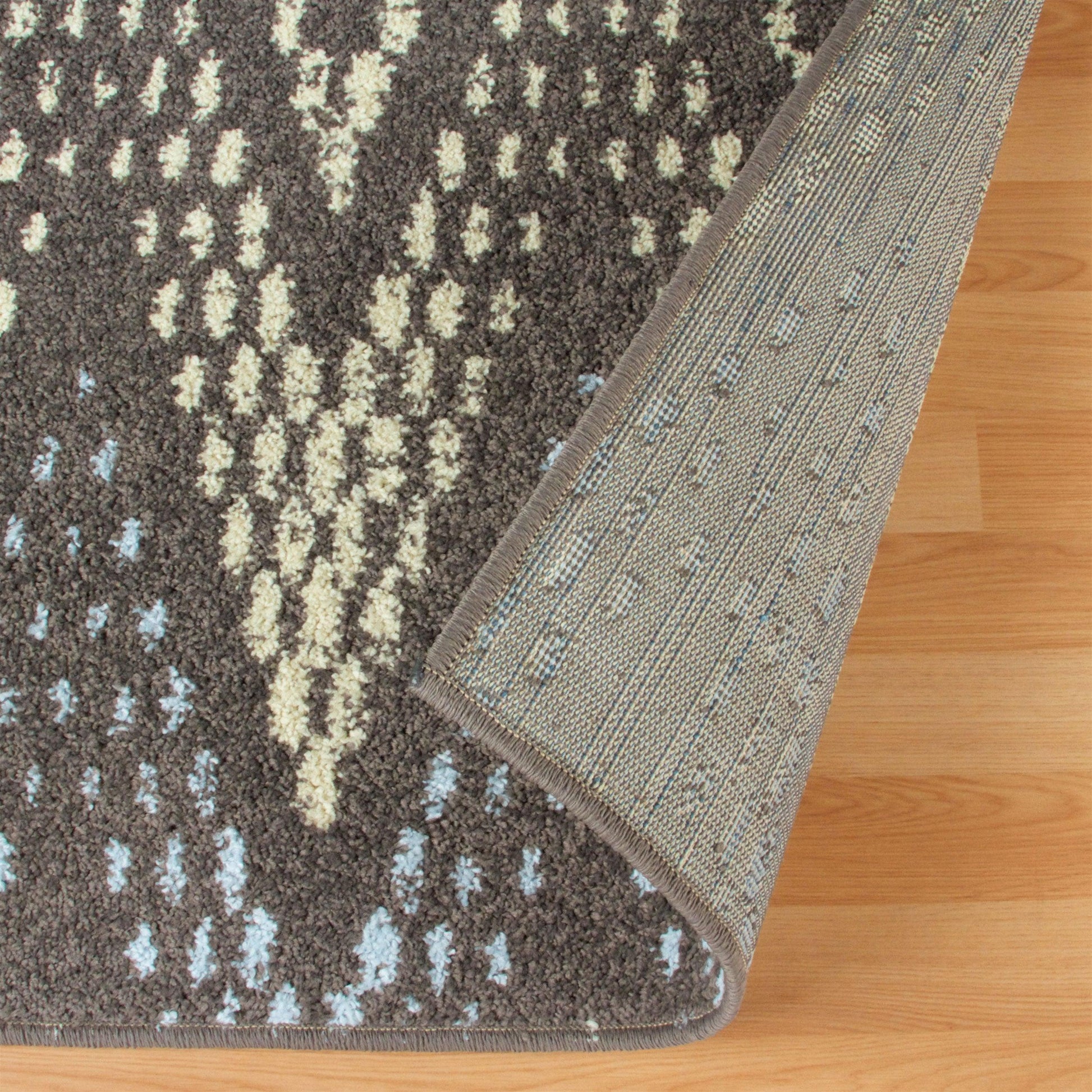 Superior Arete Modern Ombre Chevron Area Rug or Runner - Slate 