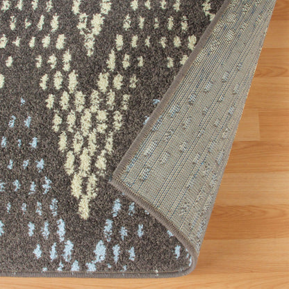 Superior Arete Modern Ombre Chevron Area Rug or Runner - Slate 