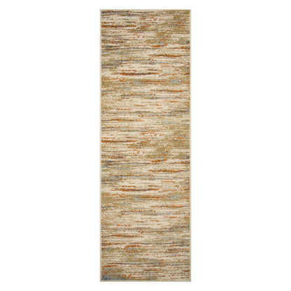  Superior Ashford Modern Abstract Stripe Indoor Area Rug - Rust