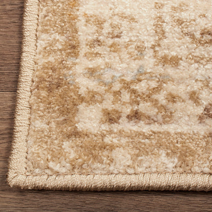 Superior Astrid Floral Filigree Faux Distressed Area or Runner Rug - Ivory