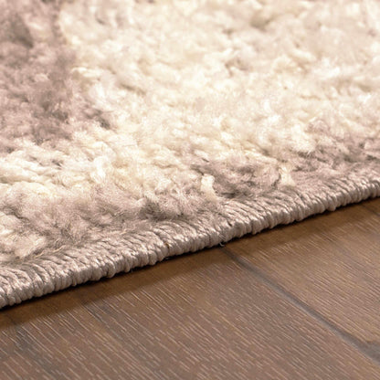 Superior Bengali Modern Geometric Lattice Trellis Indoor Shag Area Rug - Grey