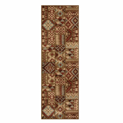  Berlin Aztec Geometric Southwestern Indoor Area Rug or Runner Rug