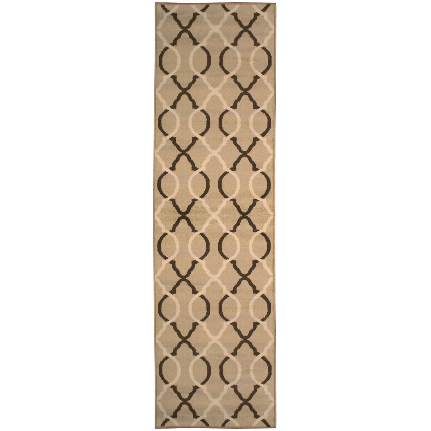 Superior Cadena Moroccan Trellis Contemporary Area Rug - Beige