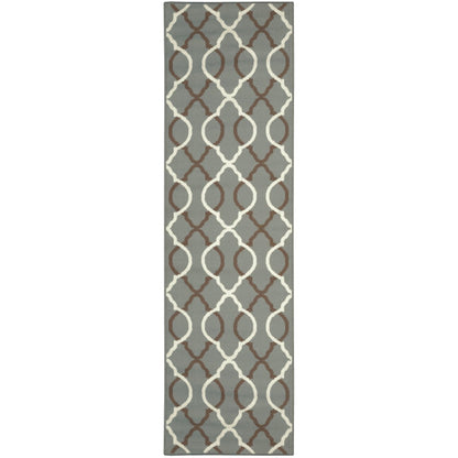 Superior Cadena Moroccan Trellis Contemporary Area Rug - Blue