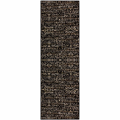  Carson Bohemian Damask Area Rug Or Runner Rug