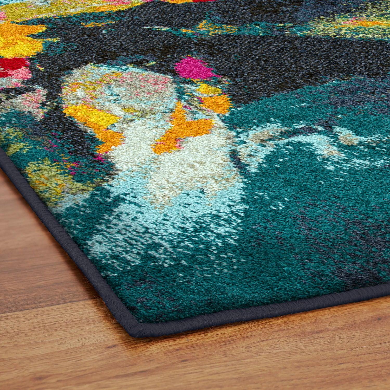 Caspian Abstract Modern Area Rug Or Runner Rug