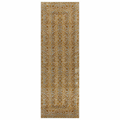  Cressida Distressed Damask Area Rug
