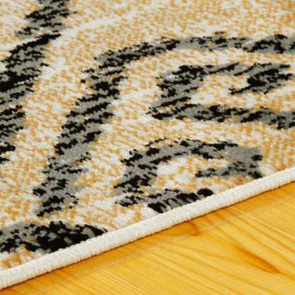  Superior Distressed Southwestern Tribal Area Rug - Beige