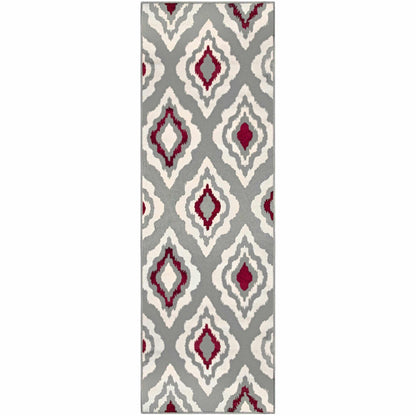 Superior Oversized Diamond Lattice Contemporary Area Rug