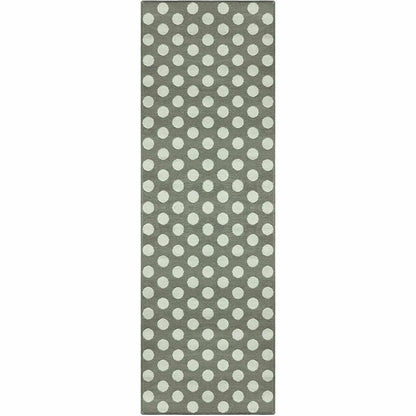 Superior Dot-Chic Polka Dots Contemporary Area Rug 