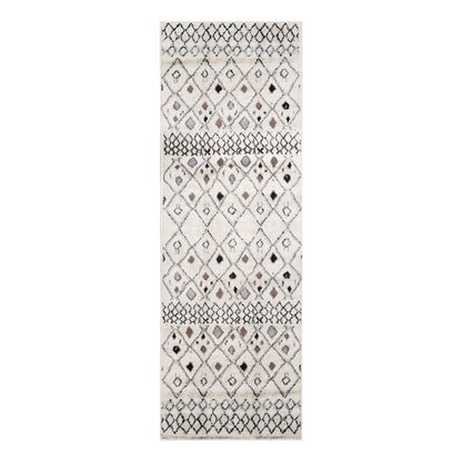 Tripp Modern Lattice Jute Backing Indoor Area Rug - Slate