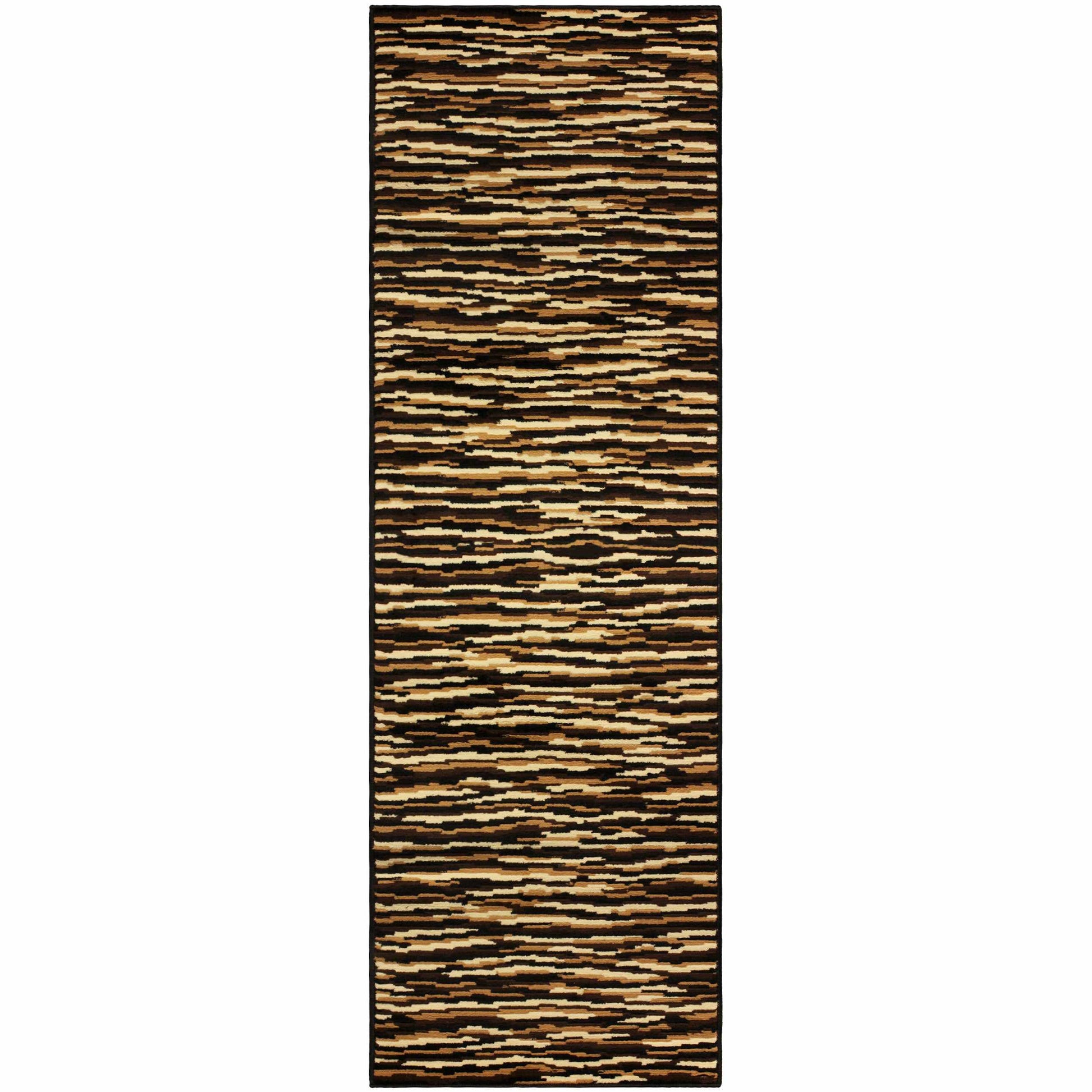  Superior Horizons Abstract Wavy Stripes Modern Area Rug 