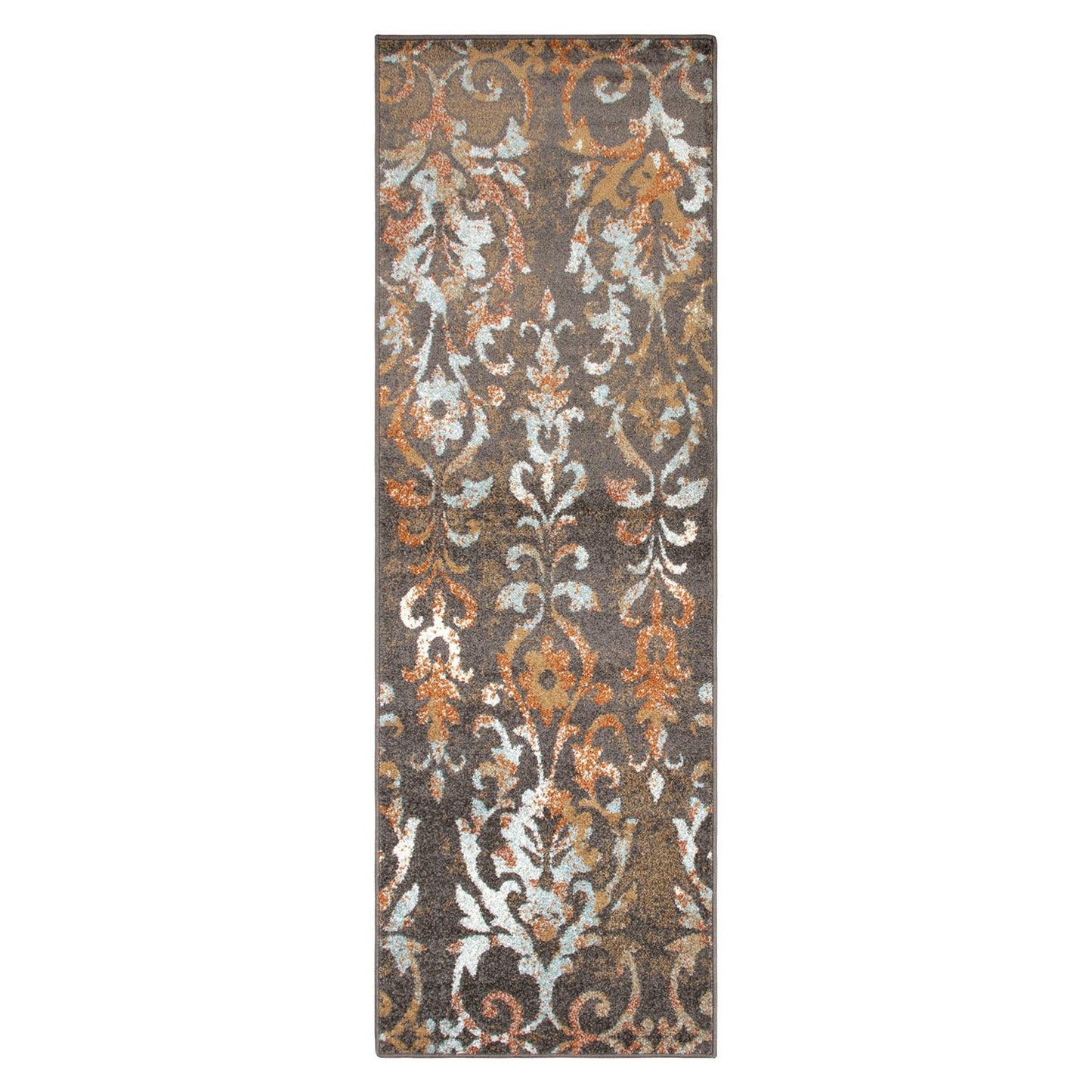 Superior Lafayette Oriental Floral Scroll Indoor Area Rug  - Tan