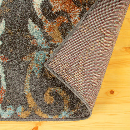  Superior Lafayette Oriental Floral Scroll Indoor Area Rug - Tan