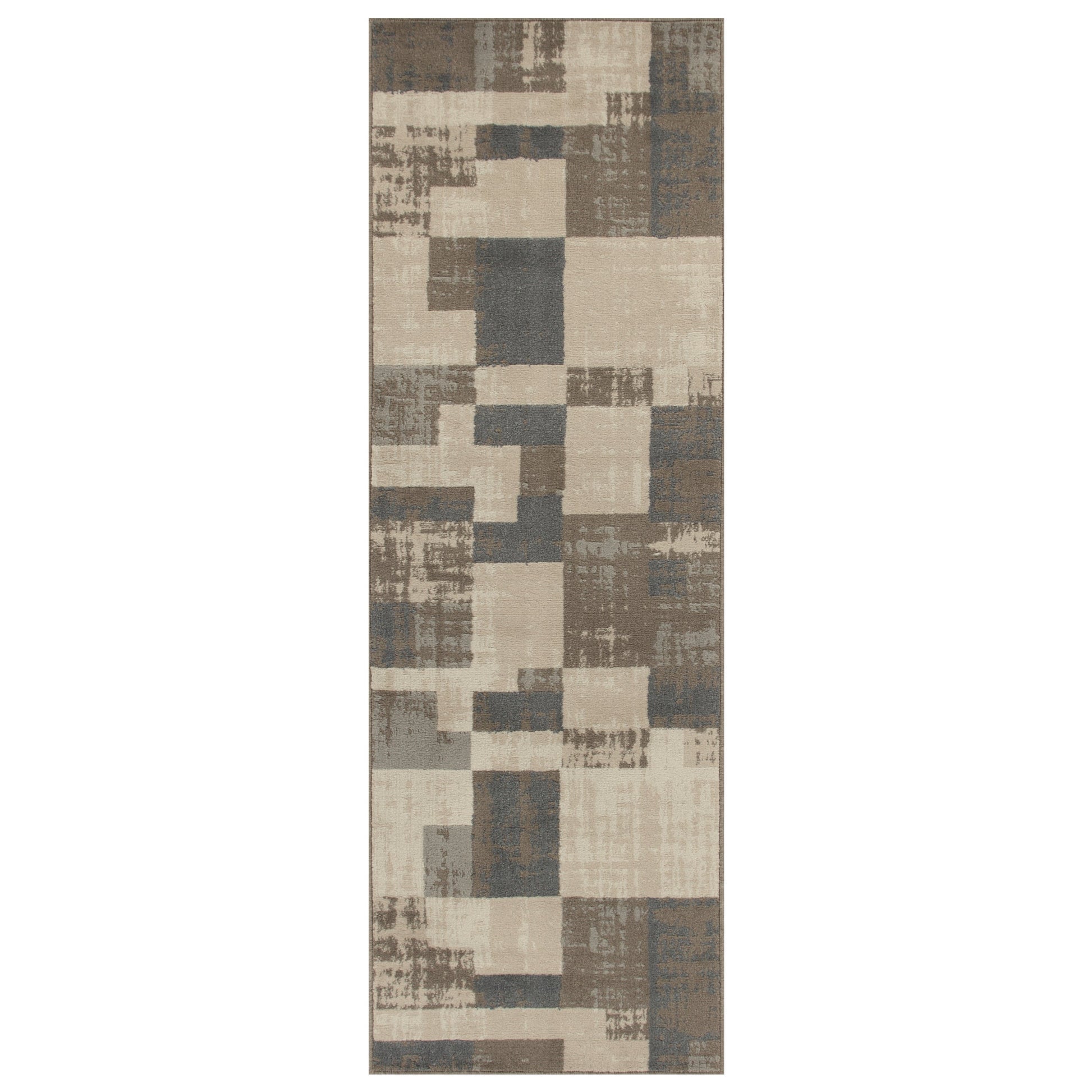 Superior Merewood Modern Distressed Abstract Geometric Indoor Area Rug