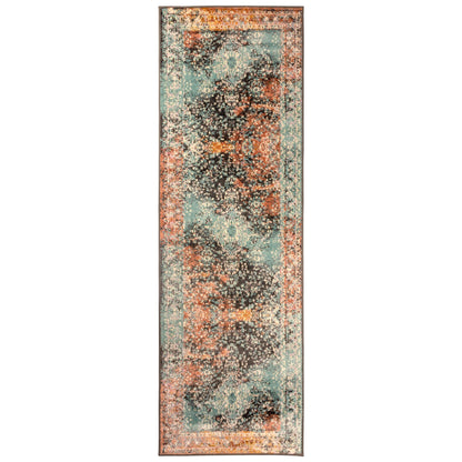Superior Nova Distressed Center Medallion Artistic Area Rug