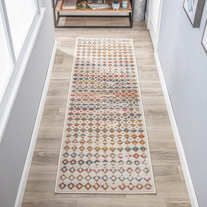 Superior Numair Abstract Geometric Diamonds Indoor Area Rug