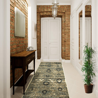  Superior Rosemont Modern Geometric Abstract Indoor Area Rug - Blue