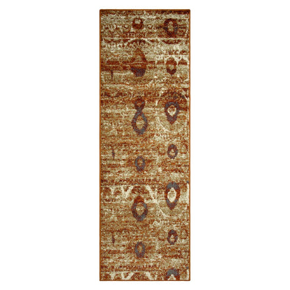  Superior Rosemont Modern Geometric Abstract Indoor Area Rug - Rust