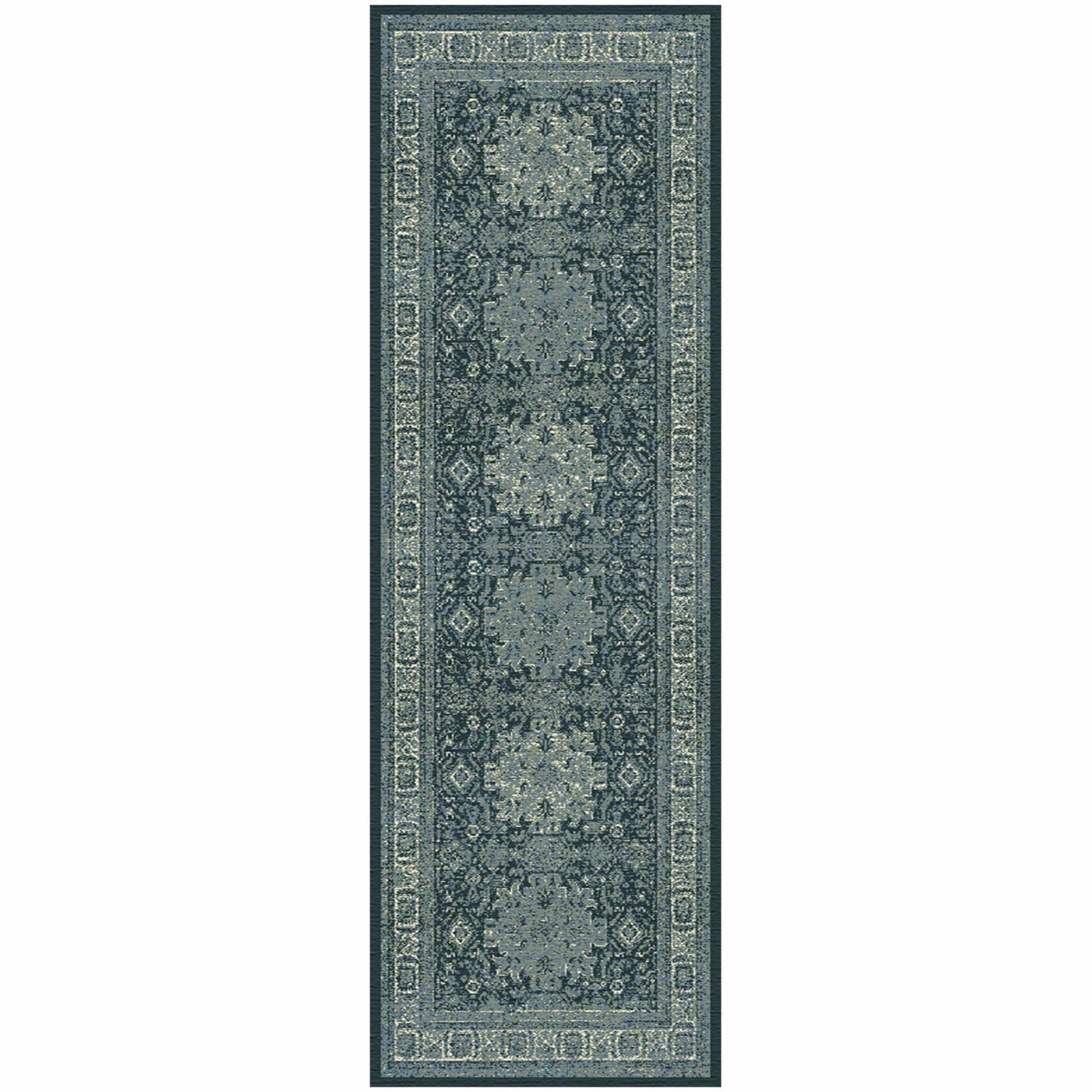 Tatum Oriental Distressed Medallion Indoor Area Rug 