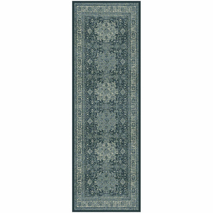 Tatum Oriental Distressed Medallion Indoor Area Rug 