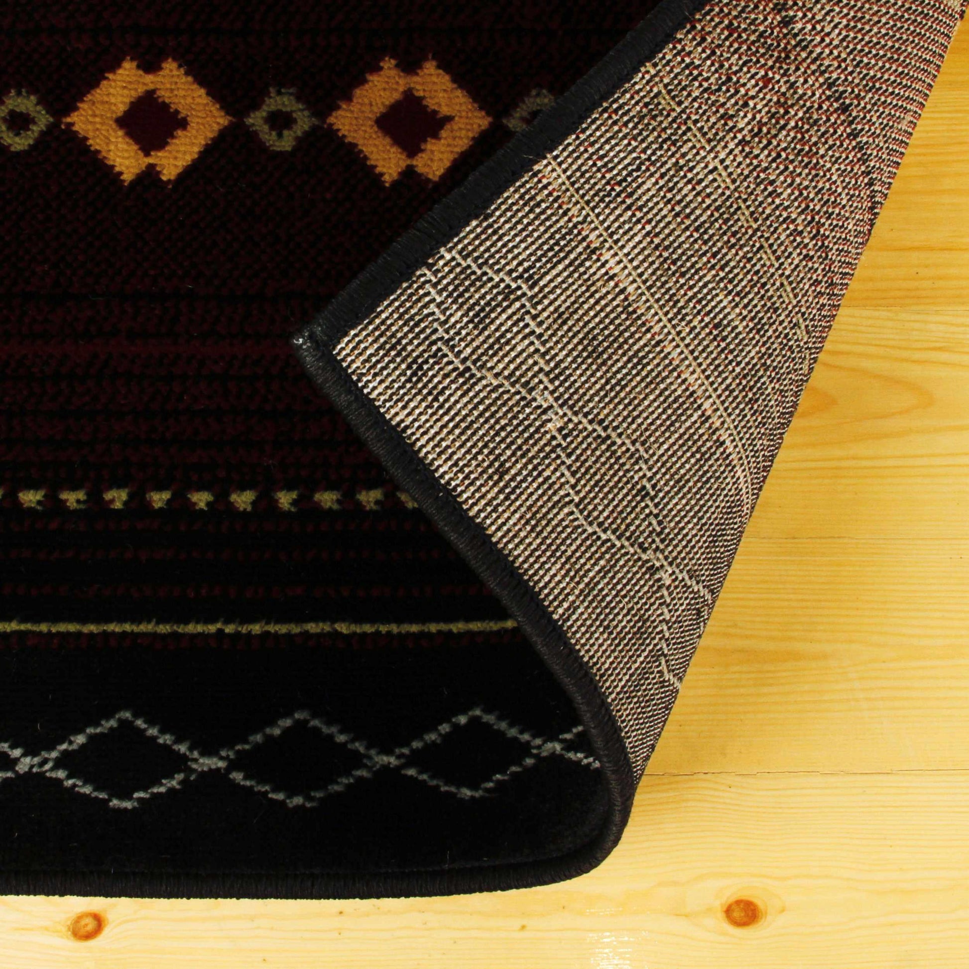 Superior Twilight Southwestern Navajo Inspired Area Rug - Maroon