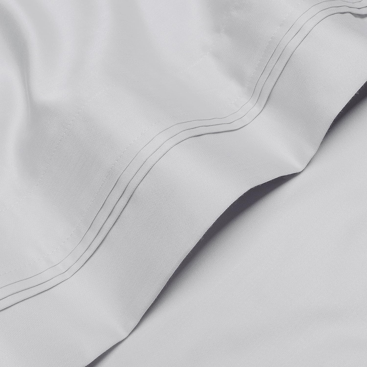 Superior Egyptian Cotton 1000 Thread Count Extra Deep Pocket Solid Sheet Set - Platinum