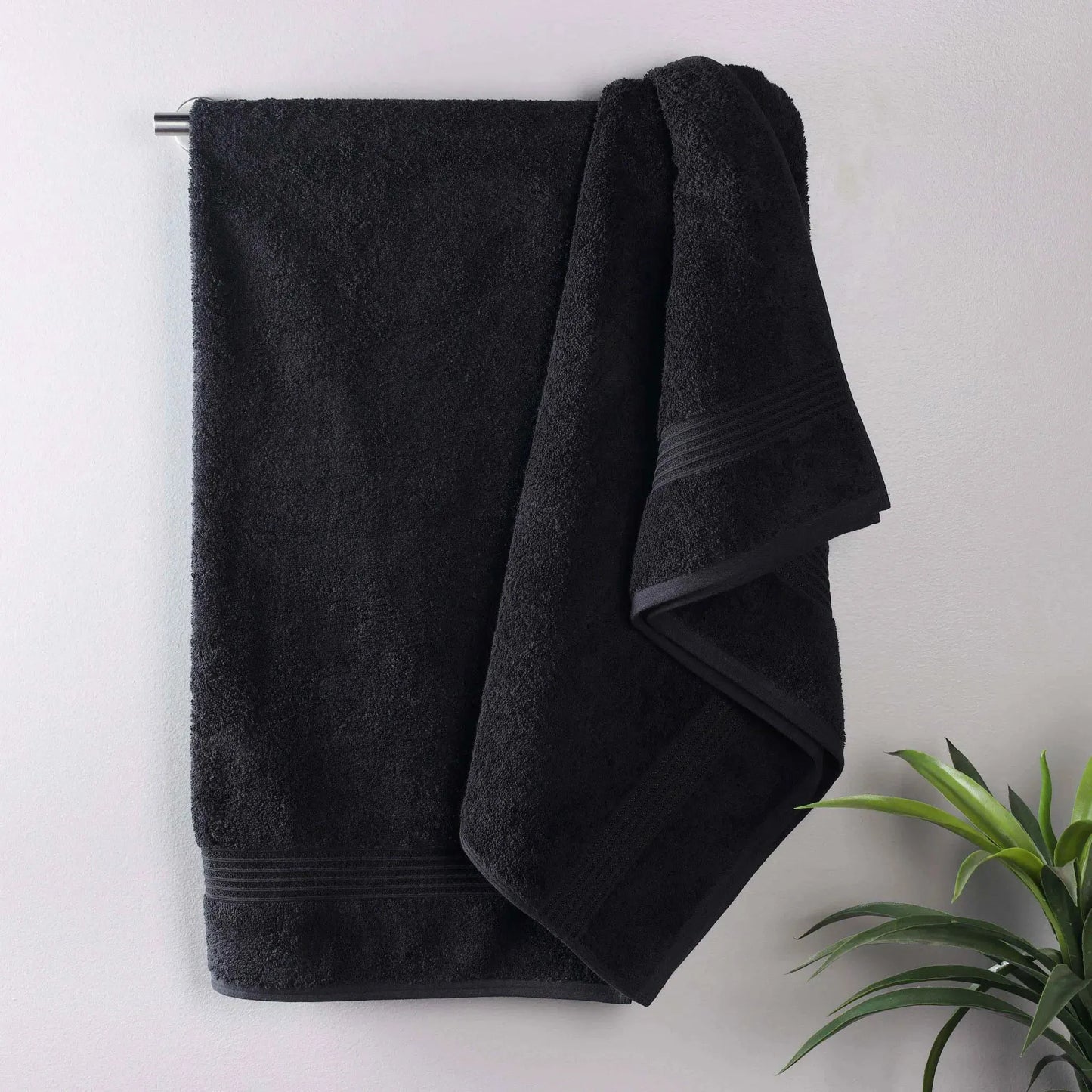 Heritage Egyptian Cotton Plush Absorbent Luxury Bath Towel Set of 2