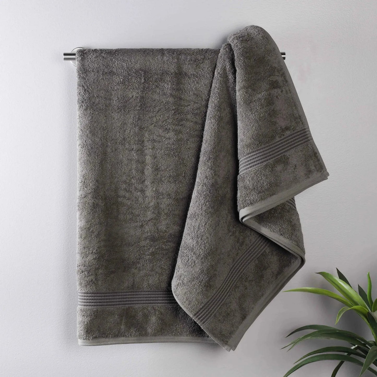 Heritage Egyptian Cotton Plush Absorbent Luxury Bath Towel Set of 2