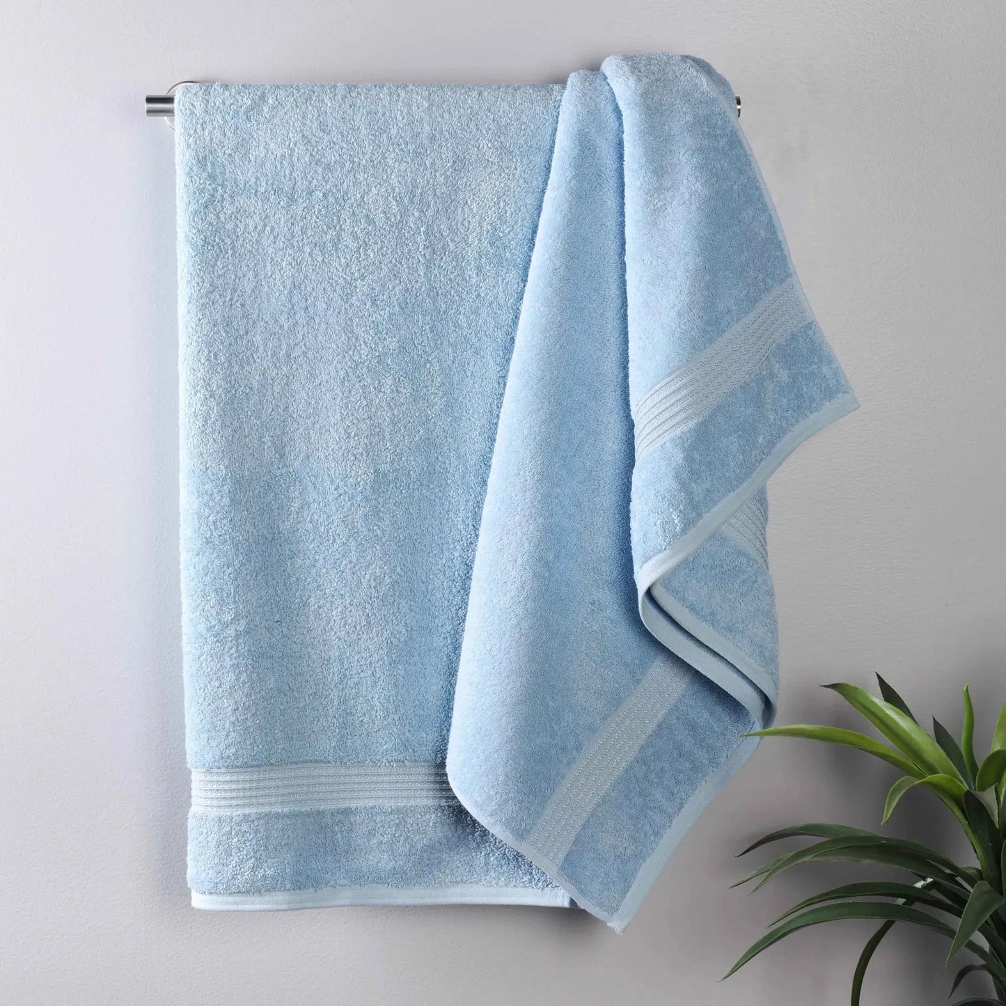 Heritage Egyptian Cotton Plush Absorbent Luxury Bath Towel Set of 2