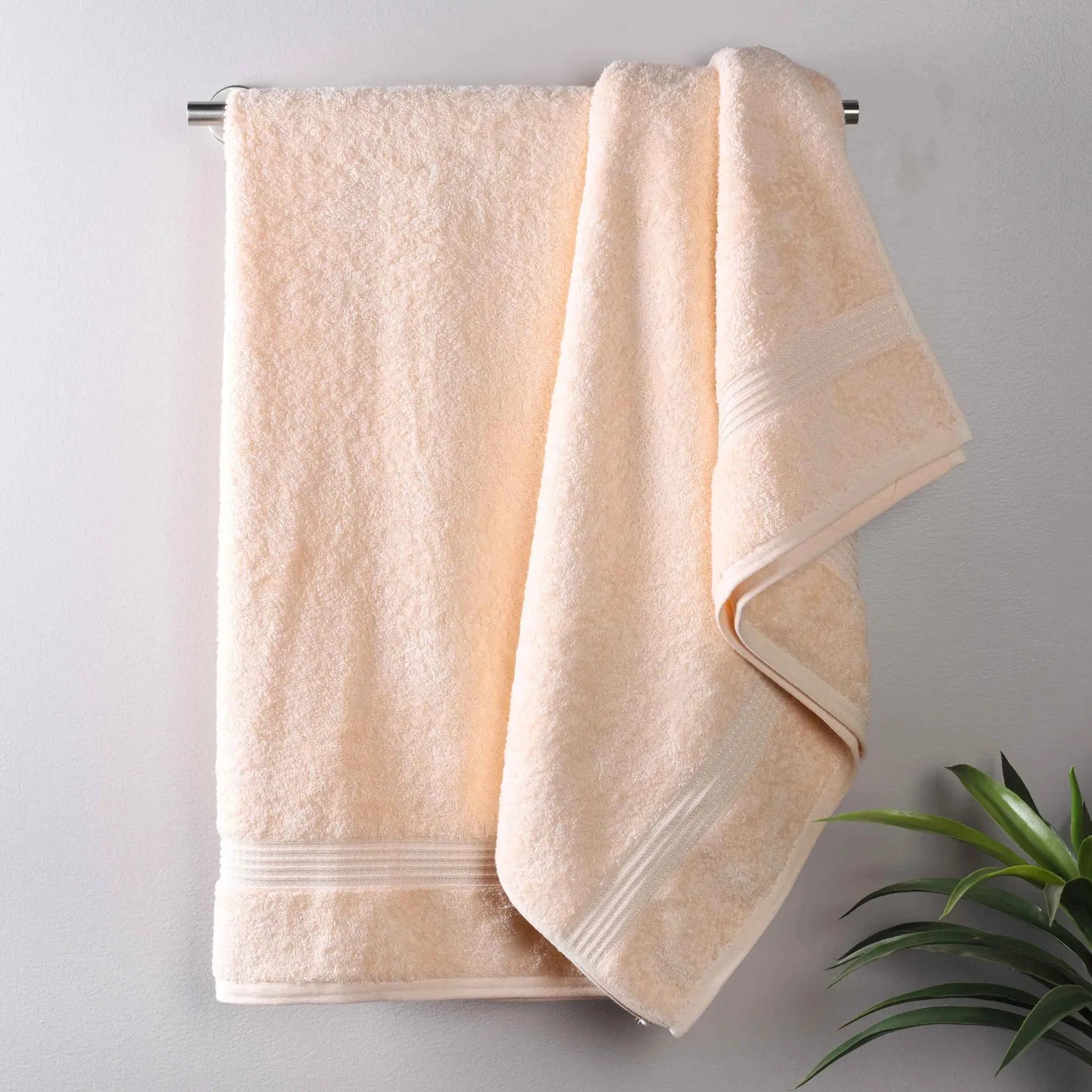 Heritage Egyptian Cotton Plush Absorbent Luxury Bath Towel Set of 2