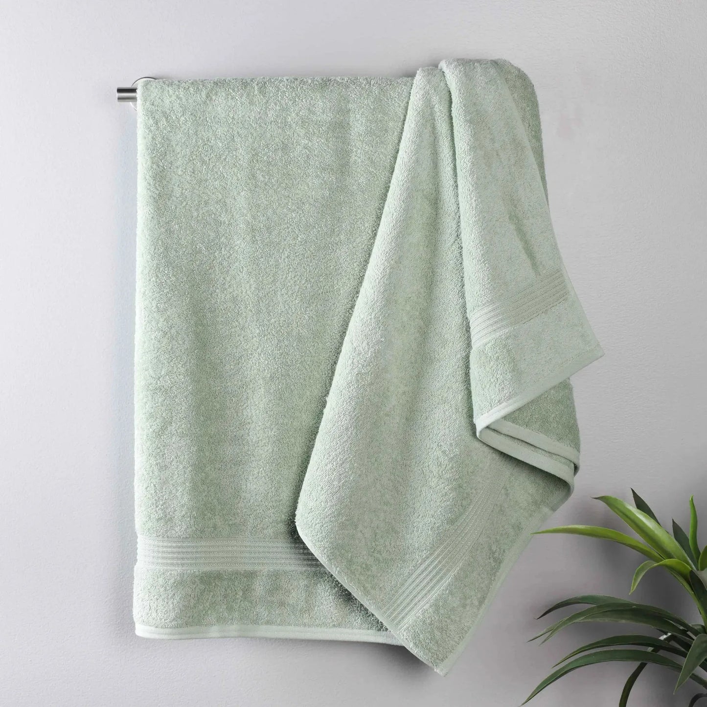 Heritage Egyptian Cotton Plush Absorbent Luxury Bath Towel Set of 2