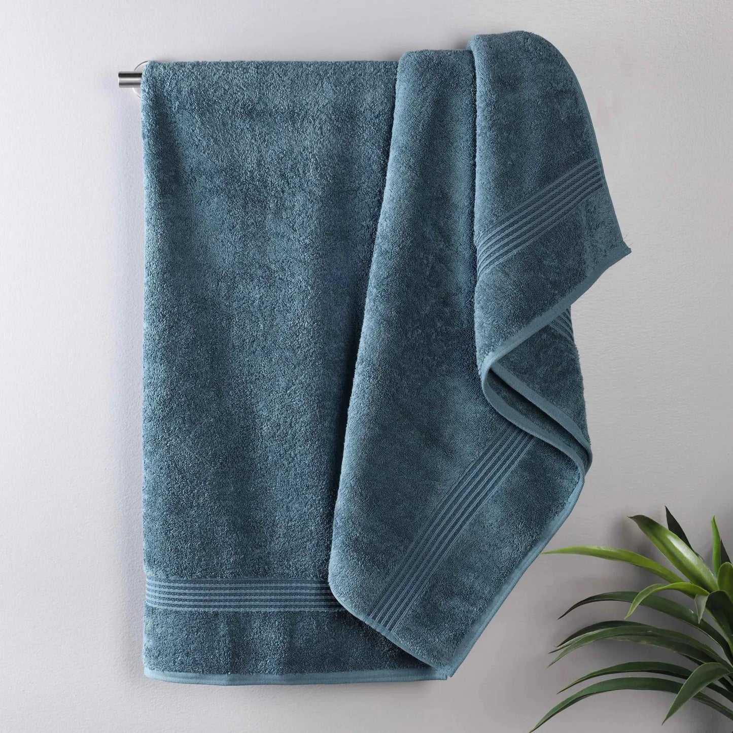 Heritage Egyptian Cotton Plush Absorbent Luxury Bath Towel Set of 2