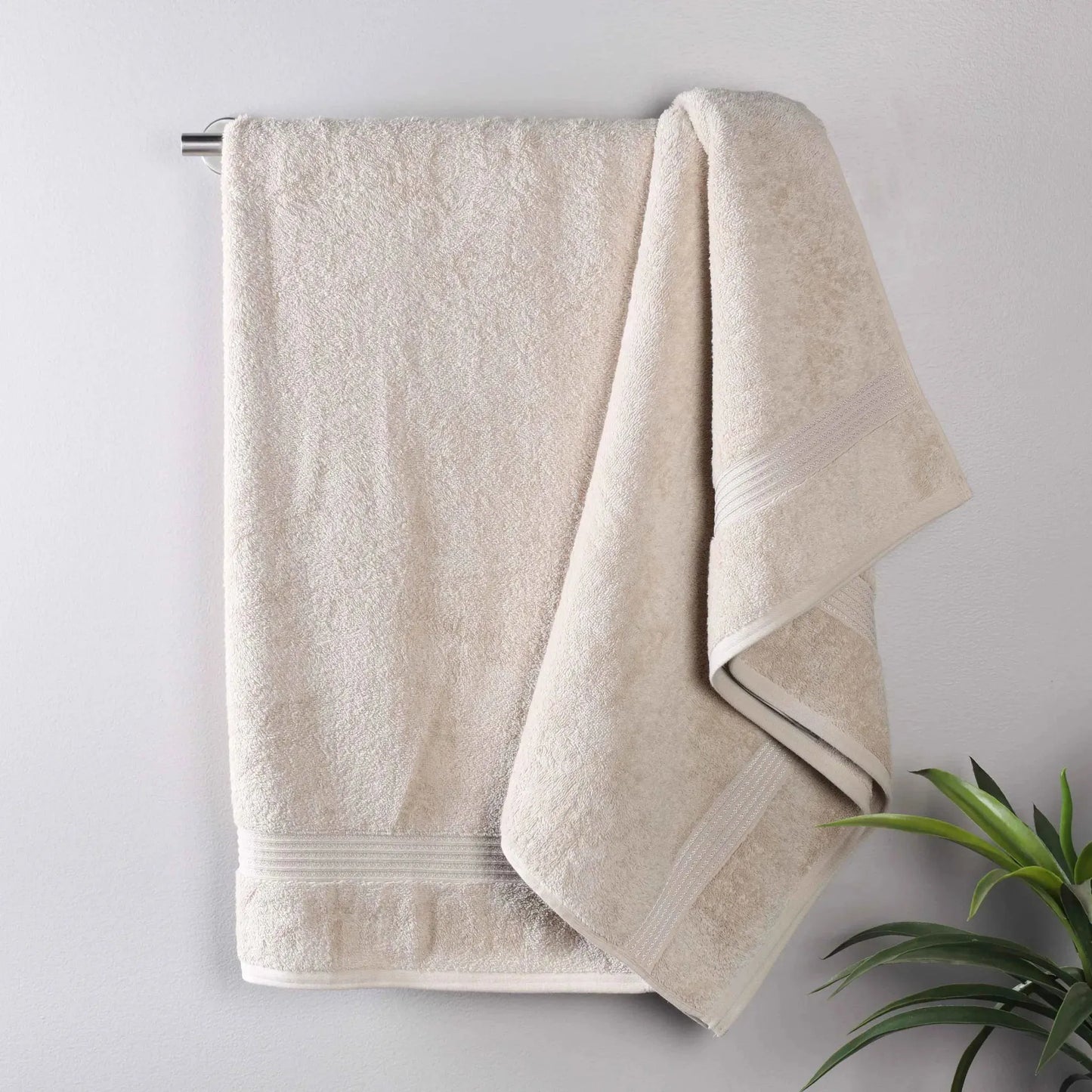 Heritage Egyptian Cotton Plush Absorbent Luxury Bath Towel Set of 2