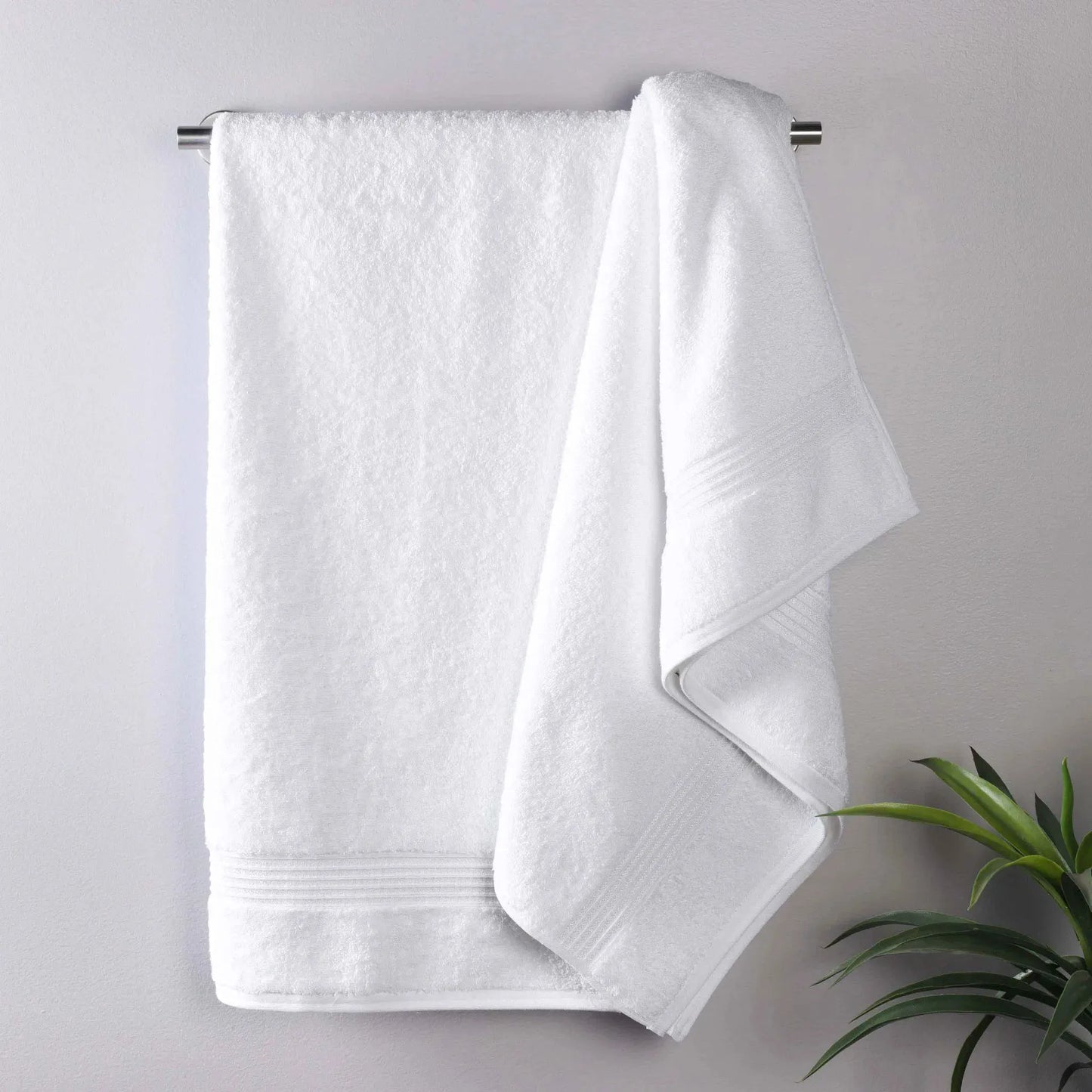 Heritage Egyptian Cotton Plush Absorbent Luxury Bath Towel Set of 2