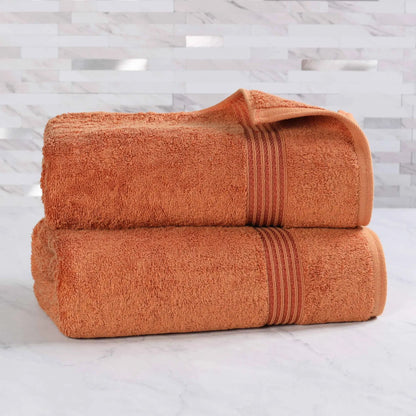 Heritage Egyptian Cotton Plush Absorbent Luxury Bath Sheet Set of 2