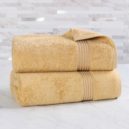 Heritage Egyptian Cotton Plush Absorbent Luxury Bath Sheet Set of 2