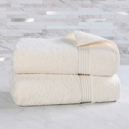 Heritage Egyptian Cotton Plush Absorbent Luxury Bath Sheet Set of 2
