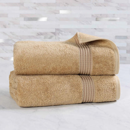 Heritage Egyptian Cotton Plush Absorbent Luxury Bath Sheet Set of 2