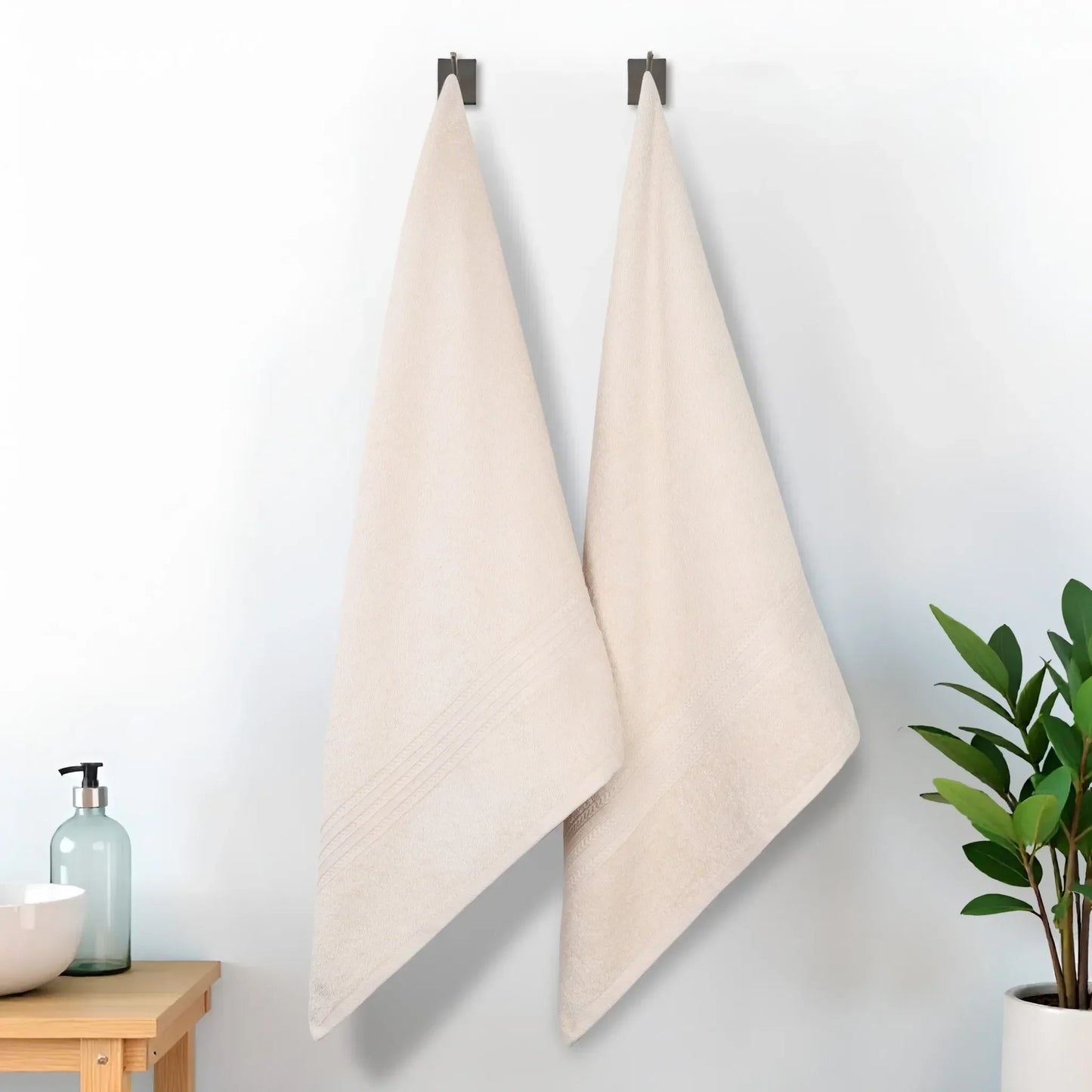 Eco-Friendly Ring Spun Cotton Towel Set Collection