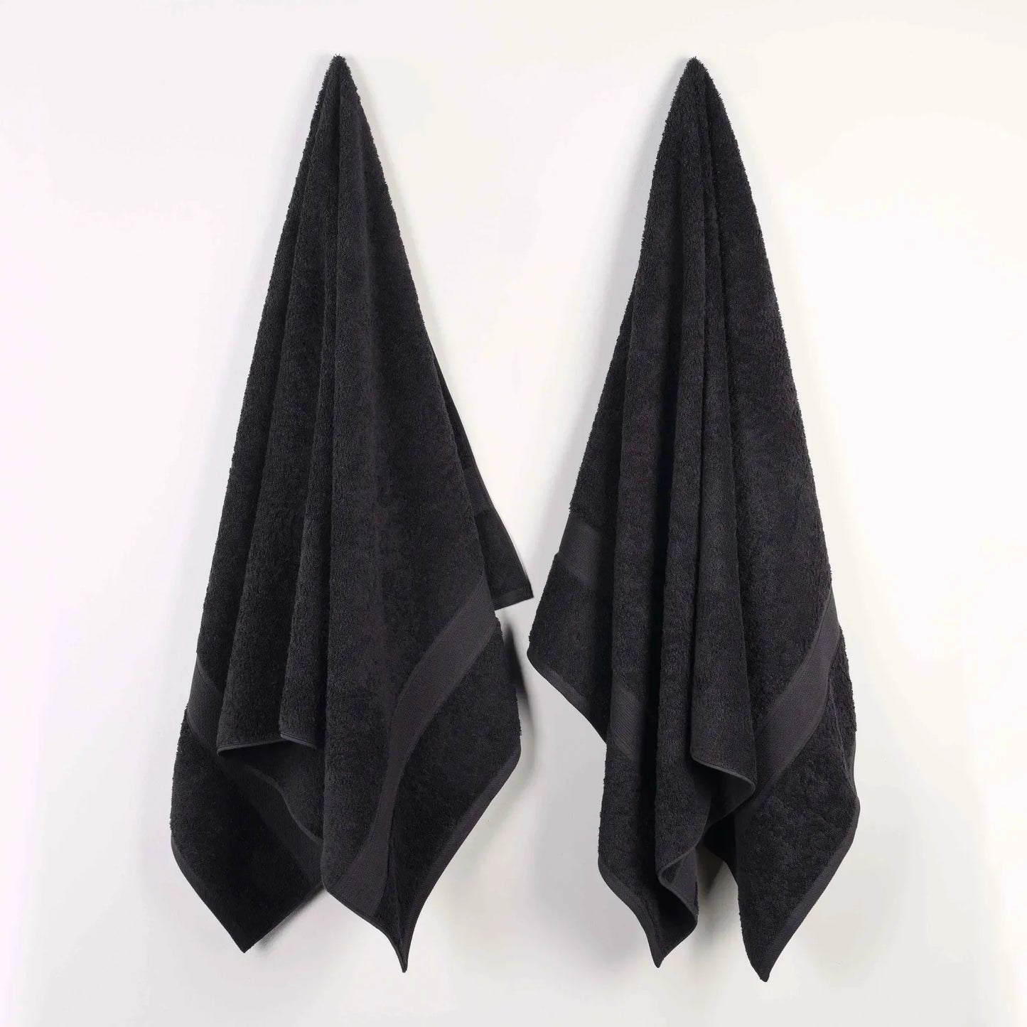 Organic Solid  650 GSM 2 Pieces Bath Sheet Set