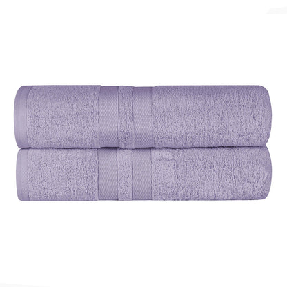 Superior Ultra Soft Cotton Absorbent Solid Bath Sheet (Set of 2) -  Wisteria