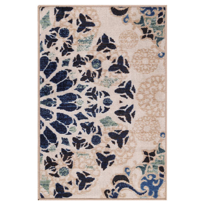 Thalia Modern Medallion Indoor Washable Area Rug