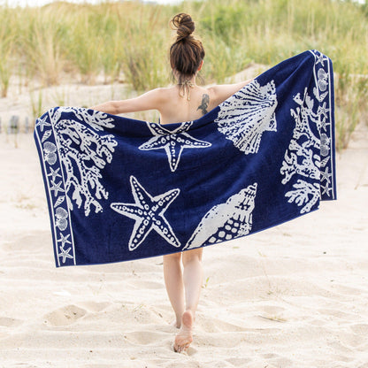 Seacoast Oversized 2 Piece Beach Towel Set